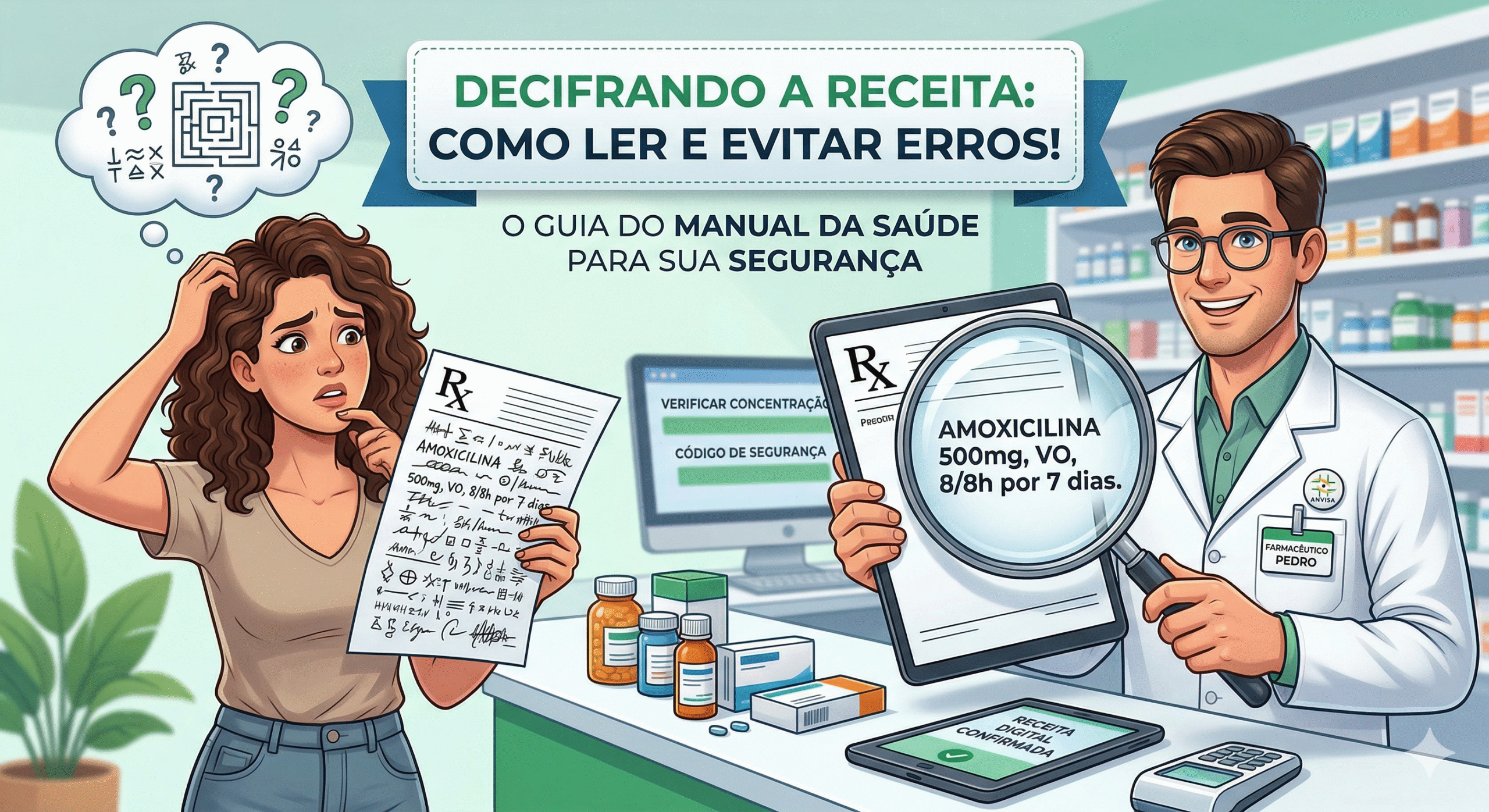 Decifrando a Letra do Médico: Como Ler sua Receita e Evitar Erros Fatais